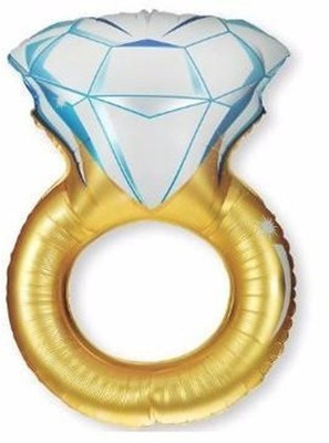 

Atpata Funky Printed Foil-DiamondRing Balloon(Multicolor, Pack of 1)