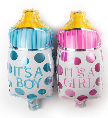 

Atpata Funky Printed Foil-BoyGirlBottleCombo Balloon(Multicolor, Pack of 2)