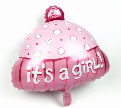 

Atpata Funky Printed Foil-ItsGirlCap Balloon(Multicolor, Pack of 1)
