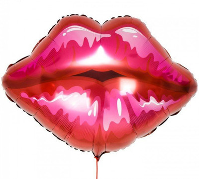 

Atpata Funky Printed Foil-PoutLips Balloon(Multicolor, Pack of 1)