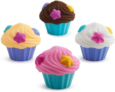

Munchkin Cupcake Squirts -Pack of 4 Bath Toy(Multicolor)
