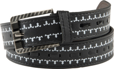 

Bacchus Men Formal Black Artificial Leather Belt