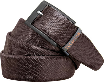 

POLLSTAR Men Formal, Casual Black, Brown Genuine Leather Reversible Belt