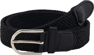 

Shree Fashion Men & Women Casual Black Artificial Leather Belt