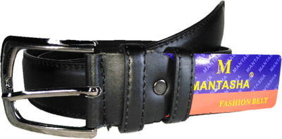 

mantasha Men Black Artificial Leather Belt