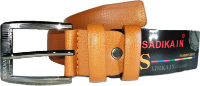 

sadikain Men Tan Genuine Leather Belt