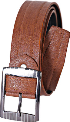 

Martell Men Casual, Formal Tan Artificial Leather Belt, Light brown