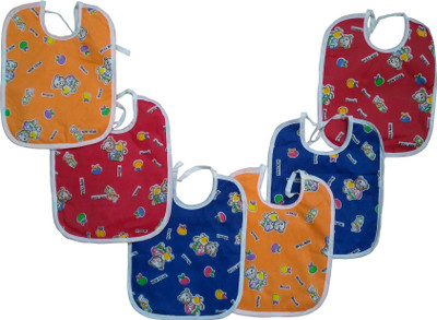 Welo High Quality Cotton Baby Bibs Small - Set of 6(Multicolor) Welo High Quality Cotton Baby Bibs Small - Set of 6(Multicolor)