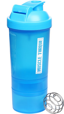 

Muscle Torque Gym 500 ml Shaker(Pack of 1, Blue)