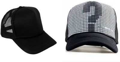 FashMade Printed Sports/Regular Cap Cap(Pack of 2)