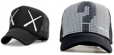 FashMade Printed Sports/Regular Cap Cap(Pack of 2)