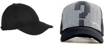 FashMade Printed Sports/Regular Cap Cap(Pack of 2)
