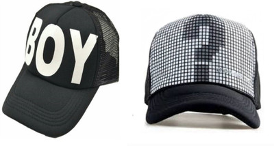 FashMade Printed Sports/Regular Cap Cap(Pack of 2)