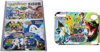 

Vortex Toys Pokemon Steam Siege Series Trading Card Game WITH Pokemon Trading Card Album(Multicolor)