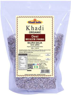 

Khadi Food Khadi Organic Bajra Dalia - 400 GM(400 g, Pouch)