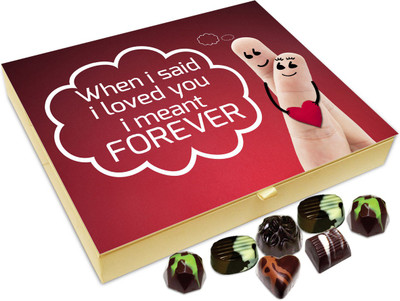 

Chocholik Gift Box -When I Said I Loved You I Meant Forever - 20pc Truffles(240 g)
