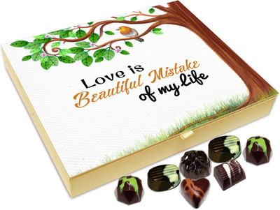 

Chocholik Gift Box - Love Is Beautiful Mistake of My Life - 20pc Truffles(240 g)