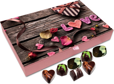 

Chocholik Gift Box -Chocolates For Cute Love - 12pc Truffles(144 g)