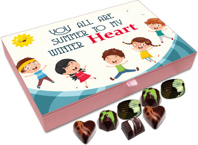 

Chocholik Friendship Gift - You All Are Summer To My Winter Heart - 12 Pc Truffles(144 g)
