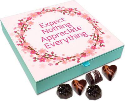 

Chocholik Gift Box - Expect nothing appreciate everything - 9pc Truffles(108 g)