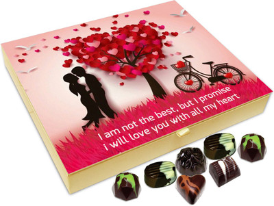 

Chocholik Gift Box - I am not the best but i promise - 20pc Truffles(240 g)