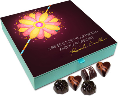 

Chocholik Rakhi Gift Box – Sister Love - 9pc Truffles(108 g)