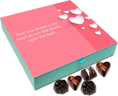 

Chocholik Gift Box -Your Love Shines In My Heart - 9pc Truffles(108 g)