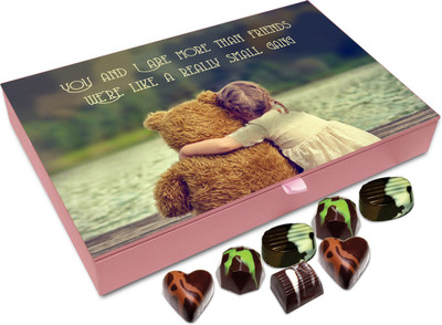 

Chocholik Friendship Gift - You And I Are More Than Friends - 9 Pc Truffles(144 g)