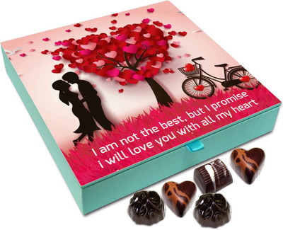 

Chocholik Gift Box - I am not the best but i promise - 9pc Truffles(108 g)