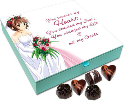 

Chocholik Gift Box - You touched my heart - 9pc Truffles(108 g)