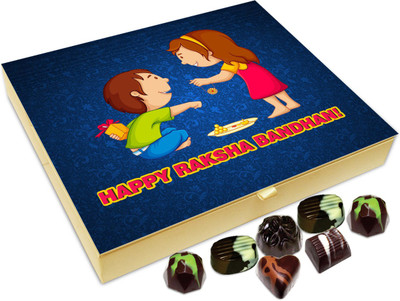 

Chocholik Rakhi Gift Box - Happy Raksha Bandhan - 20pc Truffles(240 g)