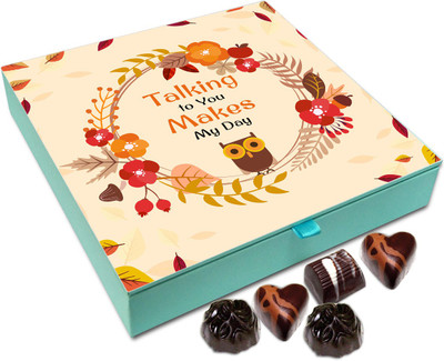 

Chocholik Gift Box - Talking to You Makes My Day - 9pc Truffles(108 g)