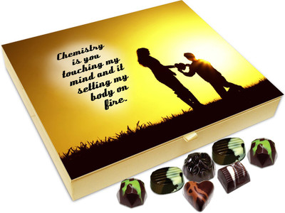 

Chocholik Gift Box -Chemistry Is You Touching My Mind - 20pc Truffles(240 g)