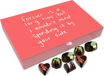

Chocholik Gift Box -Forever Is A Long Time - 12pc Truffles(144 g)