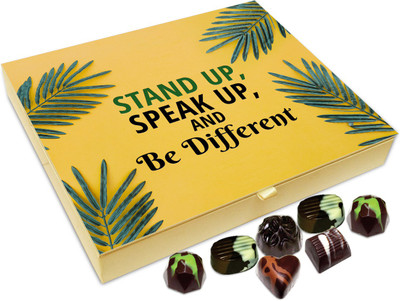 

Chocholik Gift Box - Stand Up Speak Up and Be Different - 20pc Truffles(240 g)