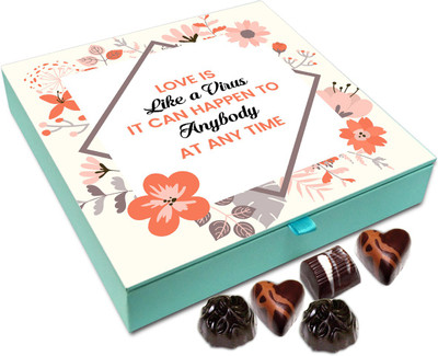 

Chocholik Gift Box - Love Is Like a Virus - 9pc Truffles(108 g)
