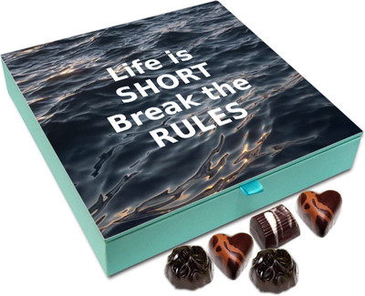

Chocholik Gift Box -Never Regret Anything That Makes You Smile - 9pc Truffles(108 g)