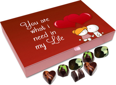 

Chocholik Gift Box - You are what i need in my life - 12pc Truffles(144 g)