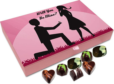 

Chocholik Gift Box -A Cute Proposal - 12pc Truffles(144 g)