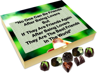 

Chocholik Friendship Gift - No One Can Be Friend After Being Lovers - 20 Pc Truffles(240 g)