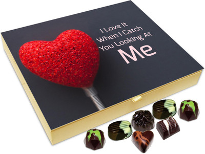 

Chocholik Gift Box -I Love It When I Catch You Looking At Me - 20pc Truffles(240 g)