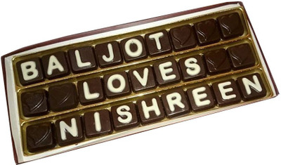 

Swankit's Valentine Message Box (Customizable) Bars(150 g)