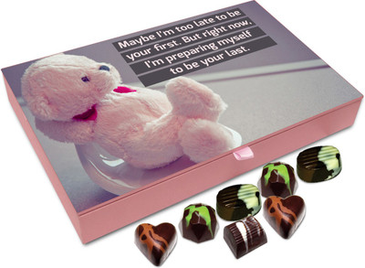 

Chocholik Gift Box -I Am Preparing Myself To Be Your Last - 12pc Truffles(144 g)