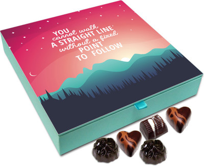 

Chocholik Gift Box - A Fixed Point to Follow - 9pc Truffles(108 g)