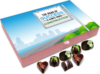 

Chocholik Gift Box - The Road of Success Is Always Under Construction - 12pc Truffles(144 g)