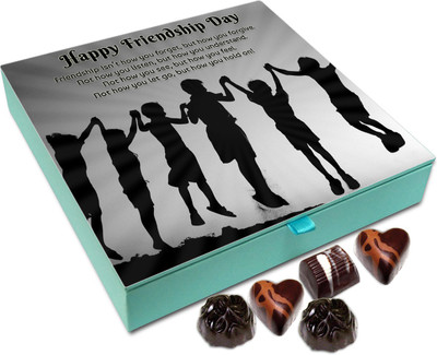 

Chocholik Friendship Gift - Friendship Is Not How You Forget, But How You Forgive - 9 Pc Truffles(108 g)