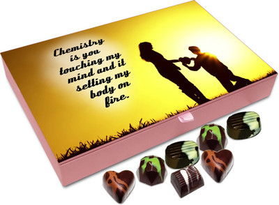 

Chocholik Gift Box -Chemistry Is You Touching My Mind - 12pc Truffles(144 g)