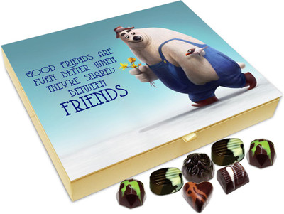 

Chocholik Friendship Gift - Good Friends Are Even Better When They�re Shared Between Friends - 20 Pc Truffles(240 g)