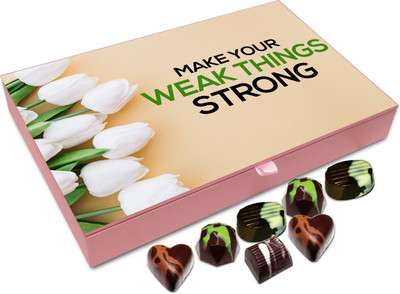 

Chocholik Gift Box - Make Your Weak Things Strong - 12pc Truffles(144 g)