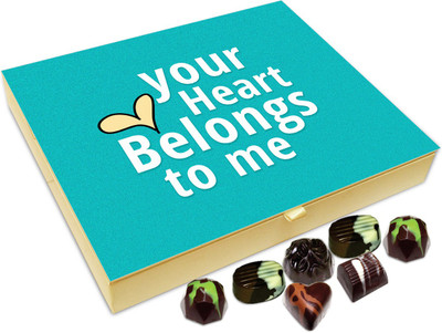 

Chocholik Gift Box - Your Heart Belongs to Me - 20pc Truffles(240 g)